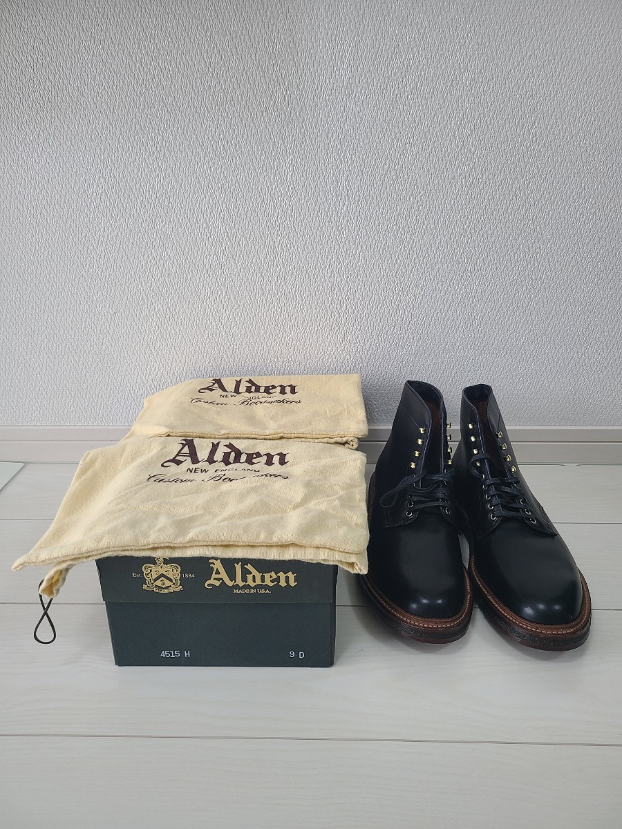 ALDEN H プレーントゥブーツ 9D