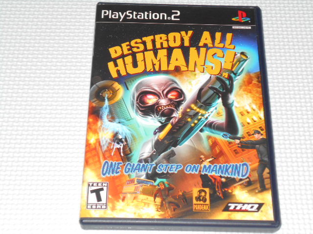 PS2★DESTROY ALL HUMANS 海外版 北米版★箱付・説明書付・ソフト付_画像1