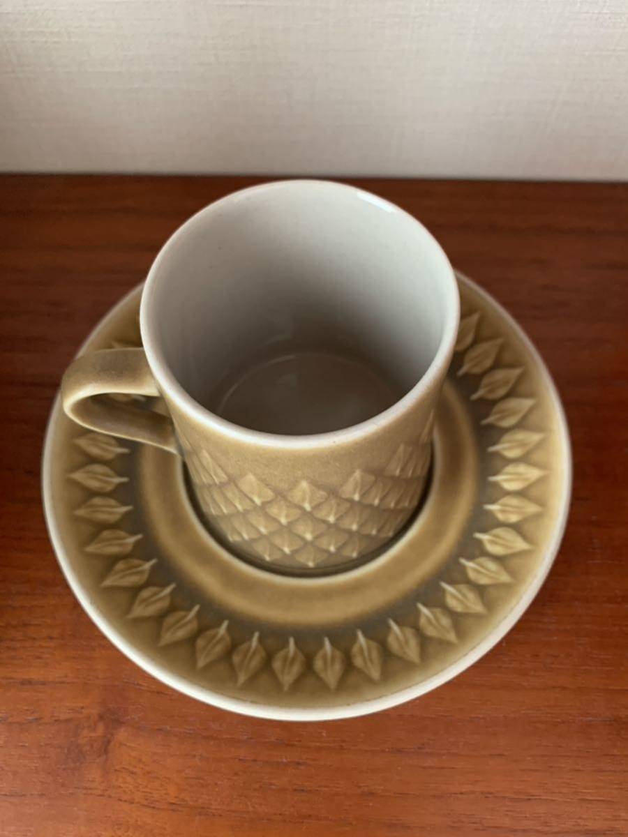 Jens.H.Quistgaard Relief cup and блюдце кофейная чашка C/Sk Ist go- relief Vintage cup & блюдце Северная Европа A *