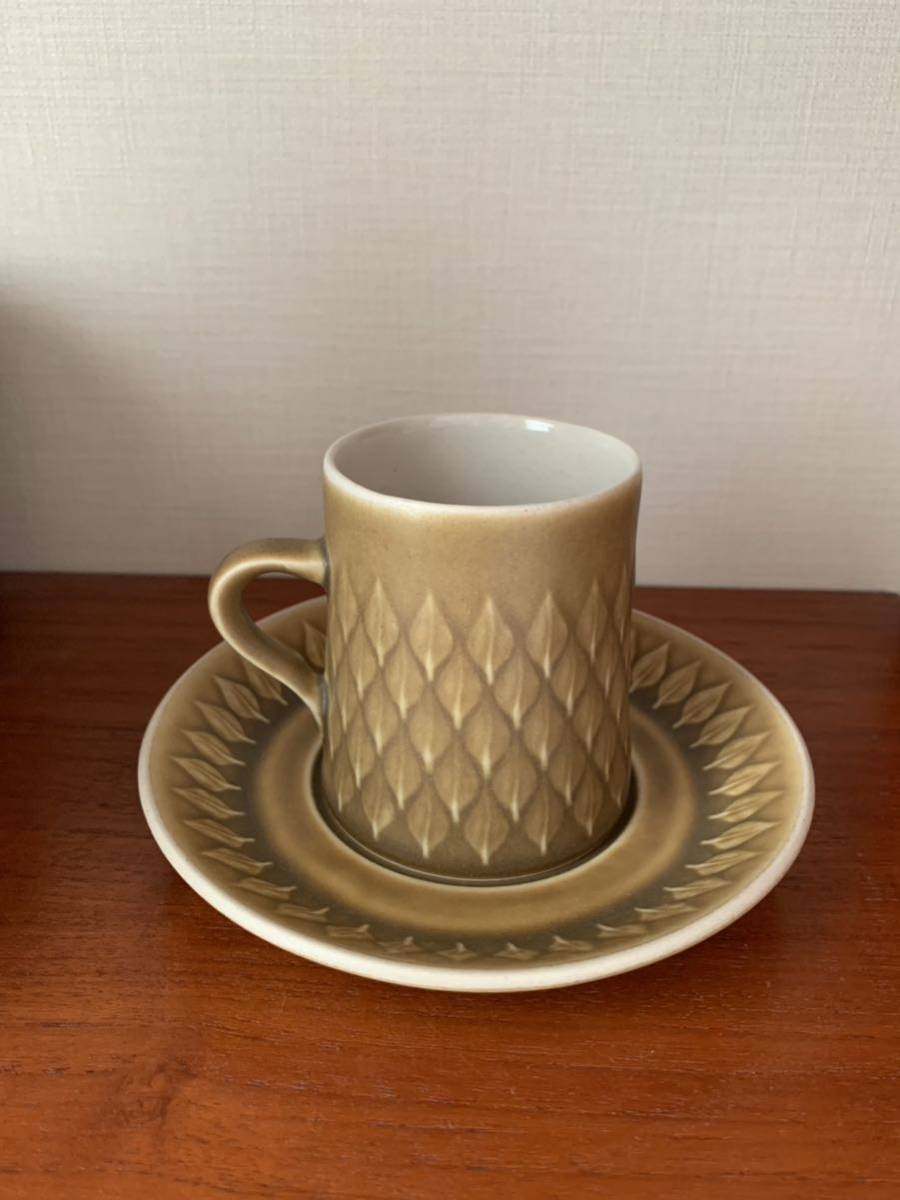 Jens.H.Quistgaard Relief cup and блюдце кофейная чашка C/Sk Ist go- relief Vintage cup & блюдце Северная Европа A *