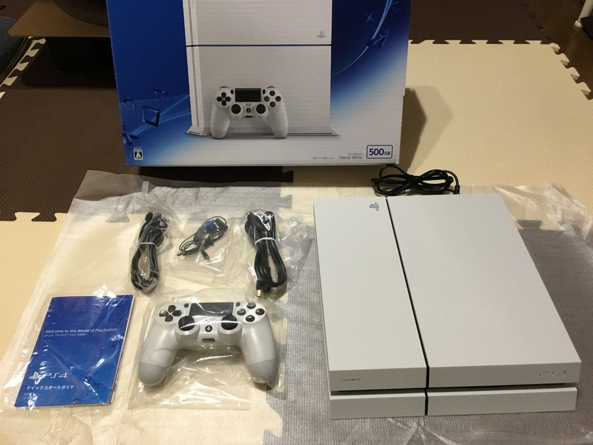 PlayStation4 PS4本体 CUH1200A ホワイト 【おまけ 縦置き冷却アダプター コントローラーの充電可】