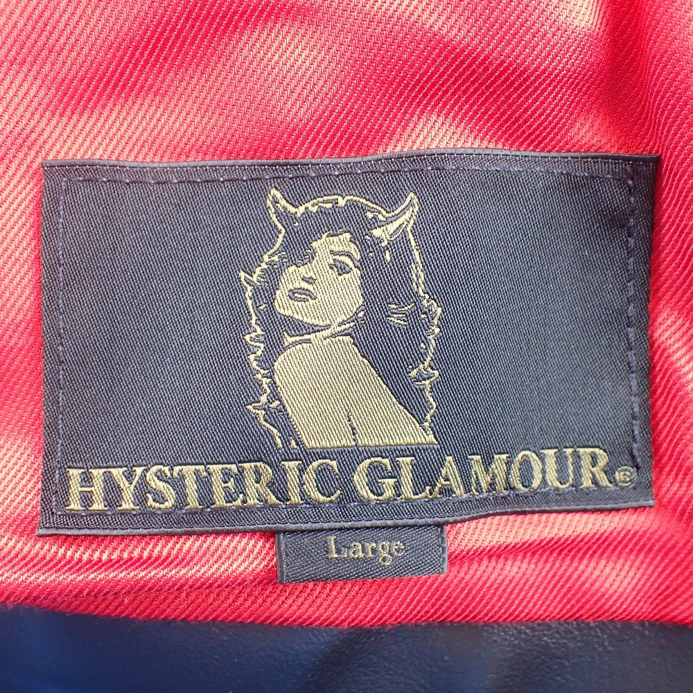 Lewis Leathers ルイスレザー x HYSTERIC GLAMOUR 02201LB02 サイクロン ホースハイド ライダース ジャケット L ブラック メンズ_画像8