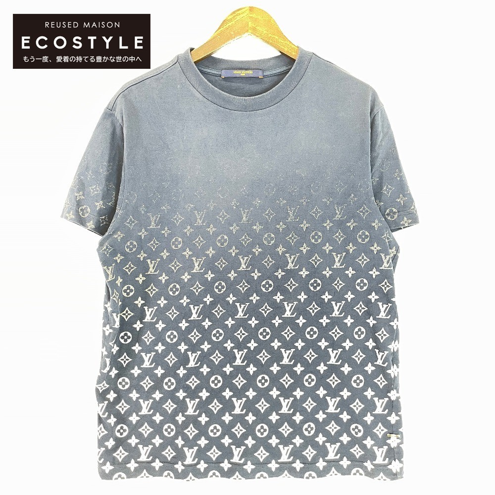 LOUIS VUITTON ルイ ヴィトン 国内正規 22年 RM221Q NPG HKY46W モノグラムグラディエント Tシャツ トップス S ネイビー メンズ_画像1