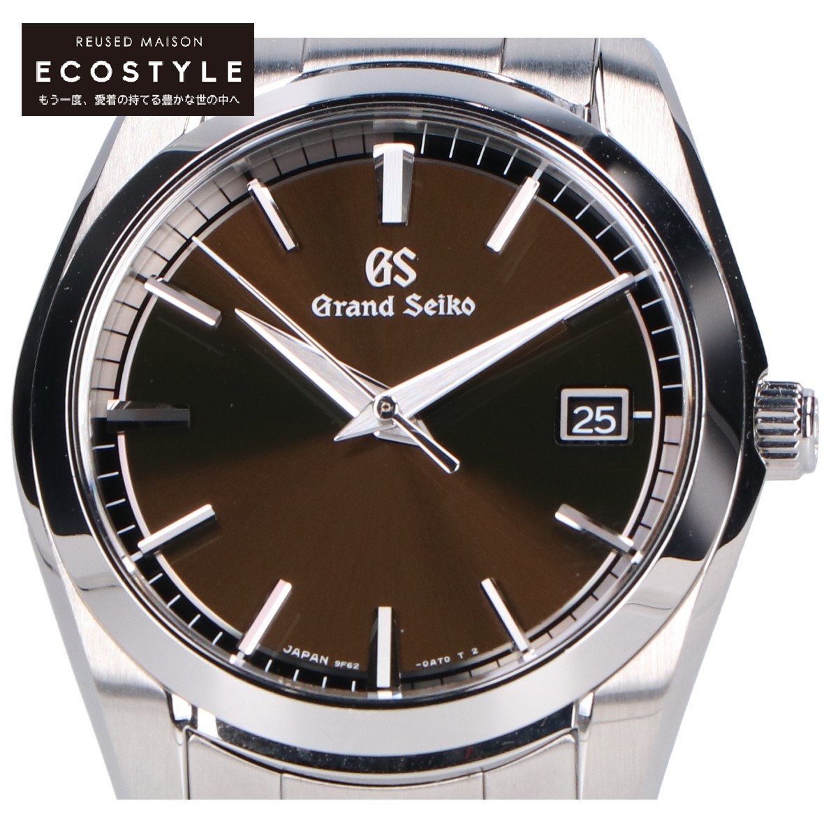 新品同様 Grand Seiko グランドセイコー SBGX273 9F62 Heritage Collection ヘリテージコレクション デイト クオーツ 腕時計 シルバー