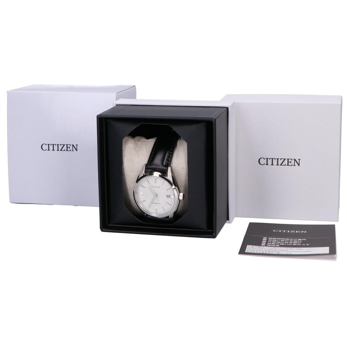 数量は多 NB1060-04A シチズン CITIZEN 美品 9011 シルバー/ブラック