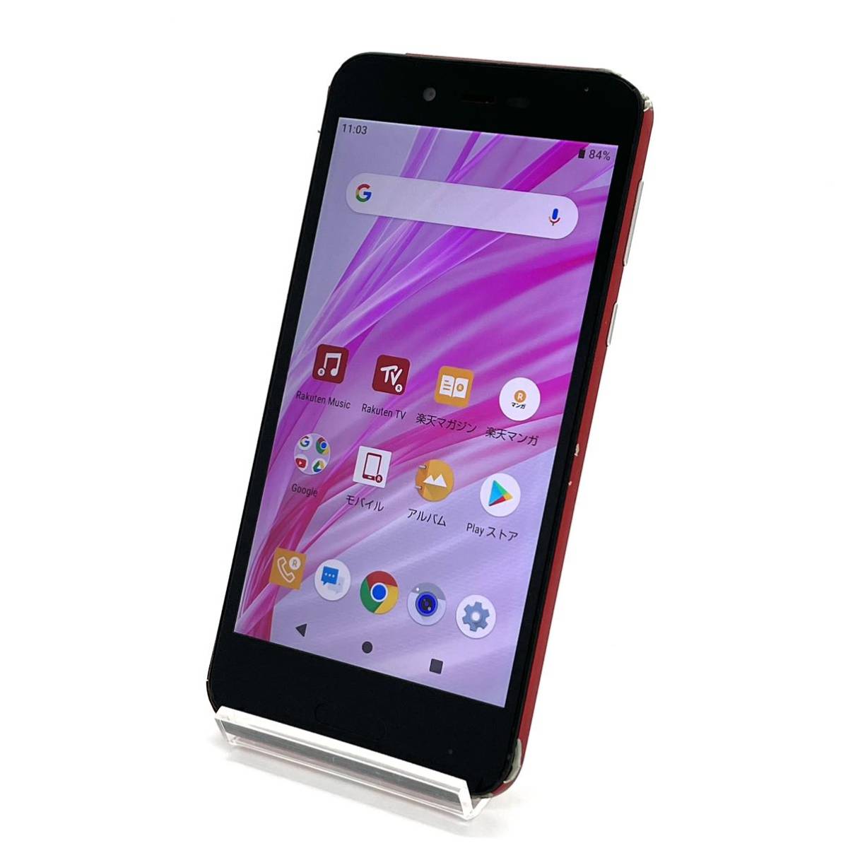 AQUOS sense lite SH-M05 レッド 楽天 SIMフリー 32GB Android