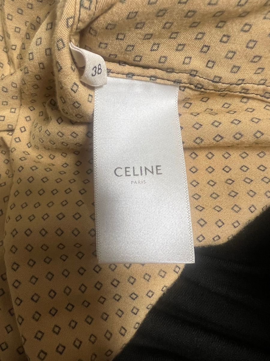 【希少】CELINE レーヨン ドット シャツ 20ss エディスリマン