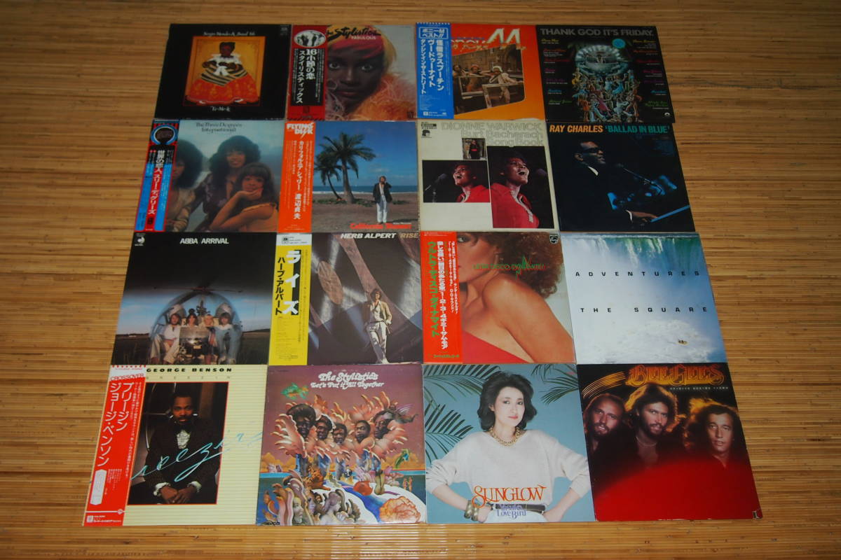 即決 9999円 LP 80枚セット George Benson BEE GEES Stylistics Sergio Mendes & Brasil '66 SOUL DISCO JAZZ 和モノ/1_画像1