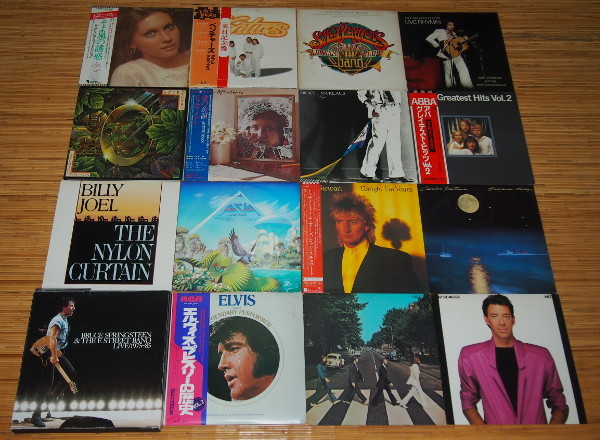 即決 9999円 LP 80枚セット Bruce Springsteen ELVIS PRESLEY BEATLES BOZ SCAGGS BILLY JOEL ASIA BILLY JOEL ロック 洋楽/7_画像1