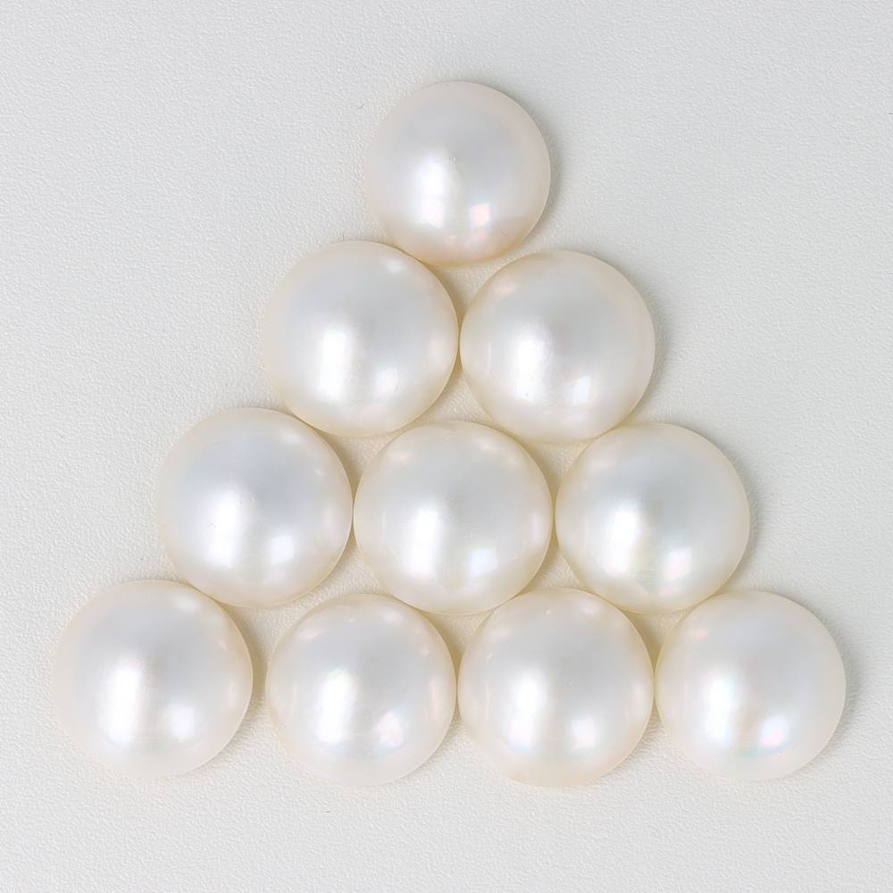 マベパール（真珠）16.0～17.0㎜まとめて10PC/18.58g裸石【W-186】