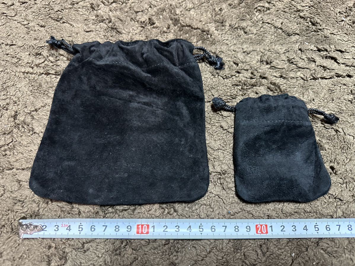 クロムハーツ 巾着袋 2個セット 正規品付属 小物入れ 保管のみ美品