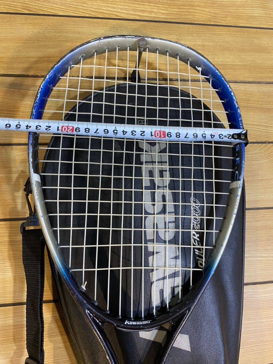 カワサキ　RULER 2000 軟式　テニスラケット　ソフトテニス　ラケットケース付き　ブルー_画像2