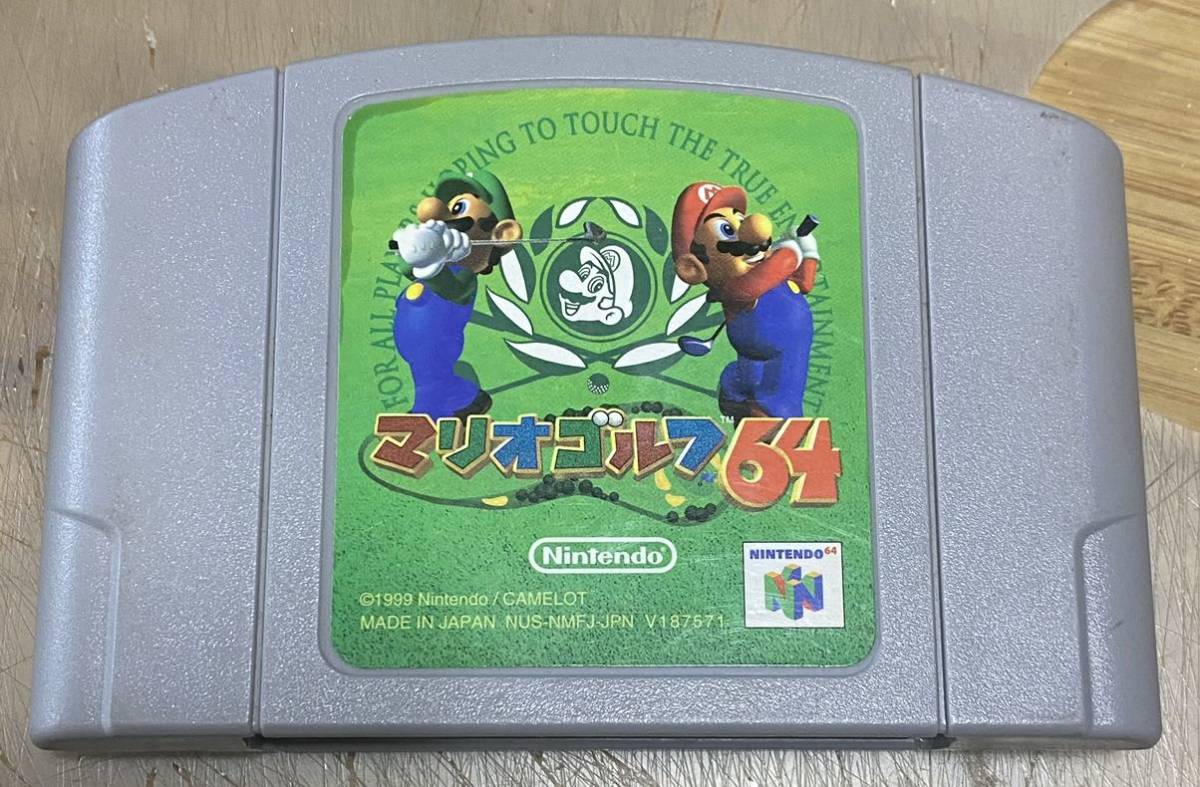 【内蔵電池新品】NINTENDO64マリオゴルフ64 動作確認済み