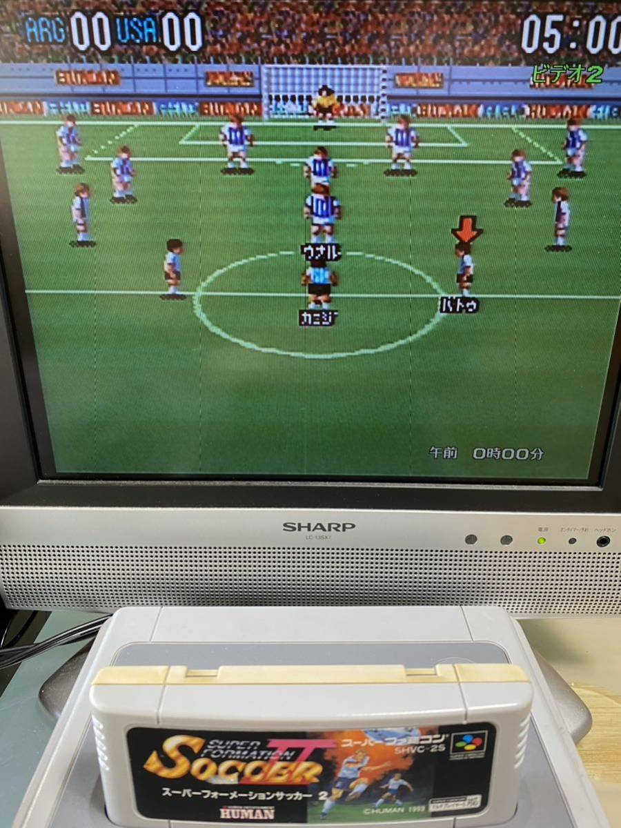 【スーパーファミコン】SFC スーパーフォーメーションサッカー2 動作確認済み