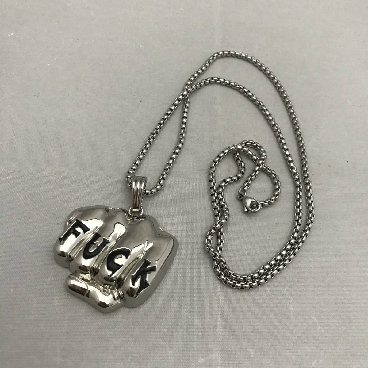 ペンダント ネックレス ミラーアクセサリー バックミラー飾り ルームミラー飾り 拳 シルバー ファックユー Fuck You Jdm Vip Buyee Buyee Japanese Proxy Service Buy From Japan Bot Online