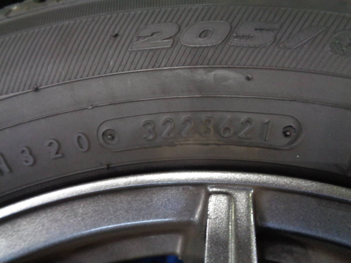 205/60Ｒ16　4本セット　トーヨータイヤ　溝約5.7mm　ホンダ　ジェイドに使用　5穴　スタッドレスタイヤ_画像5