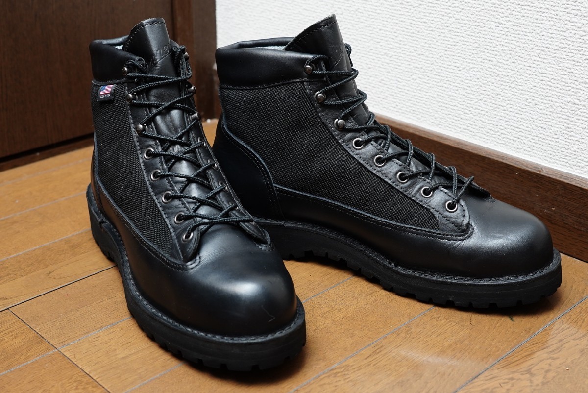 ヤフオク! - 良品 DANNER ダナーライト US10 ブラック 黒