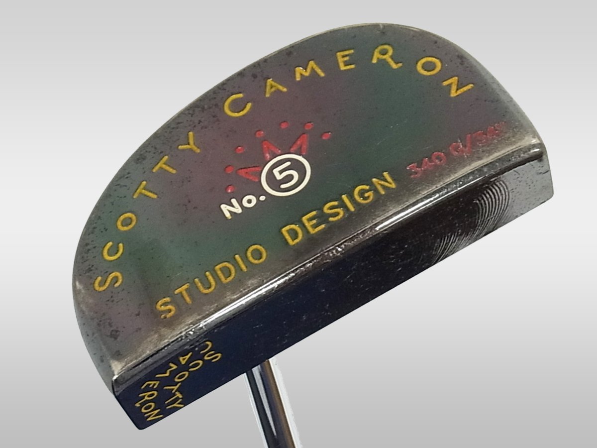 ■レア■タイトリスト■SCOTTY CAMERON STUDIO DESIGN 5(2003)■レインボーフィニッシュ■34インチ■