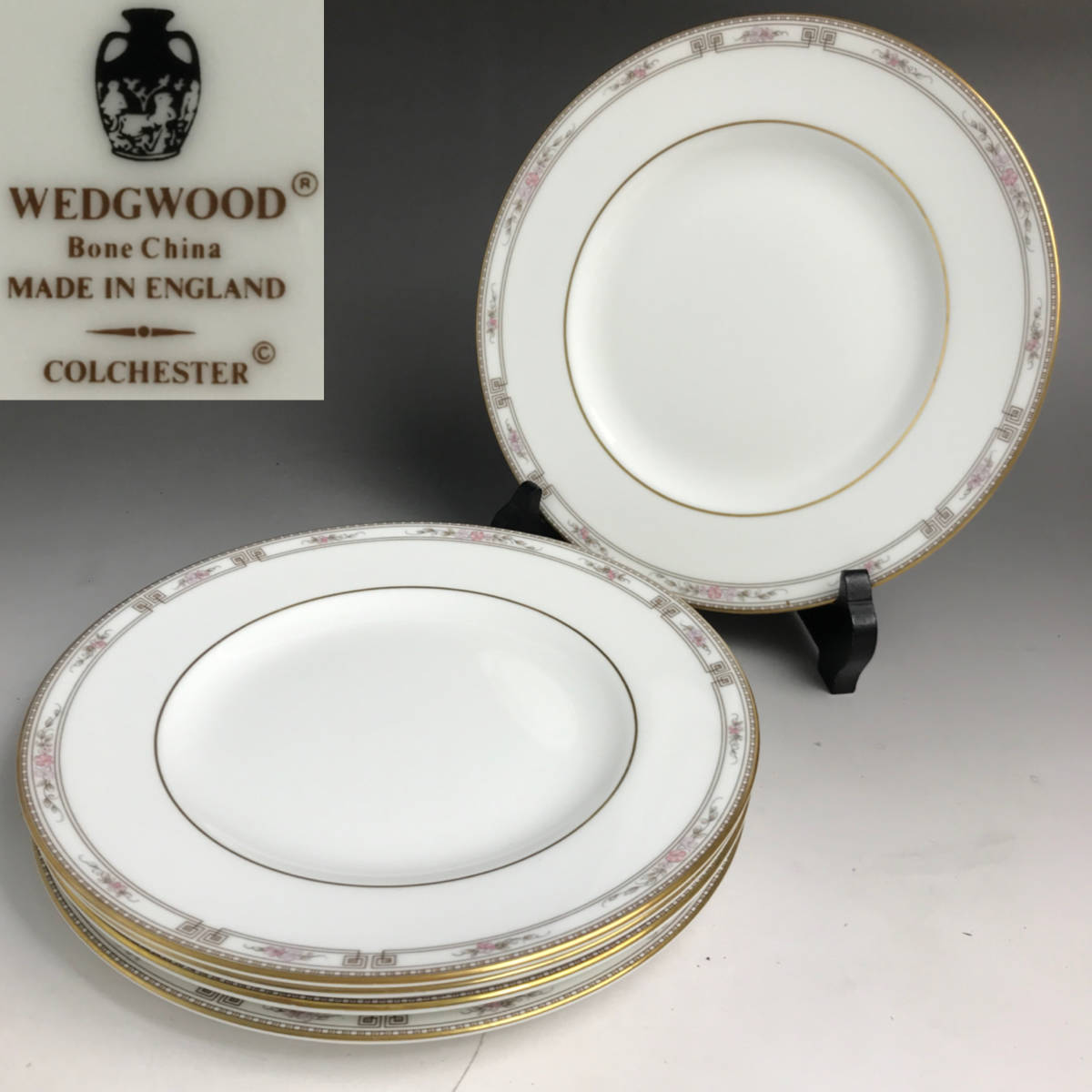 送料無料/新品】 デザートプレート COLCHESTER ウェッジウッド