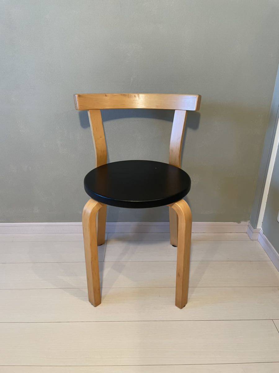 Artek アルテック アルヴァ・アアルト チェア68 chair68北欧家具　フィンランド家具 60年代ヴィンテージ Aalto ALVAR AALTO_画像1