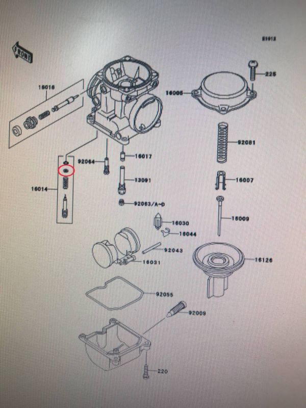 ZZR1100 ZX-11 ニンジャ 日本製パイロットスクリューワッシャー純正品番 92022-1003 ケイヒンFCR CVKキャブレター オーバーホール レストア_Ｏリングも同時出品中、同梱できます