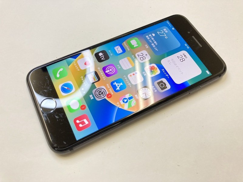 HE765 SIMフリー iPhone8 64GB スペースグレイ ジャンク ロックOFF-