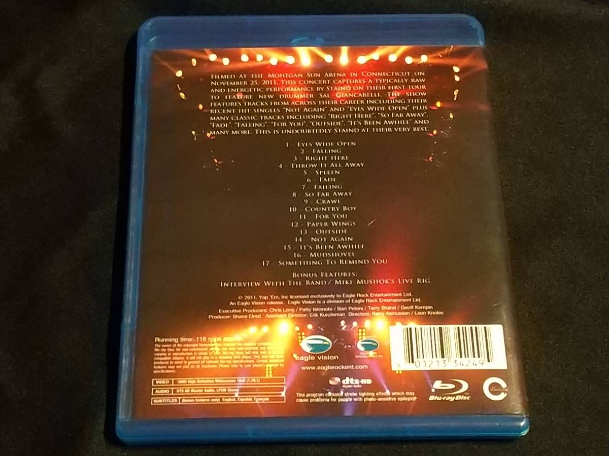 【Blu-ray】輸入盤　Live from Mohegan Sun / STAIND ステインド　検索)　Disturbed Shinedown_画像3