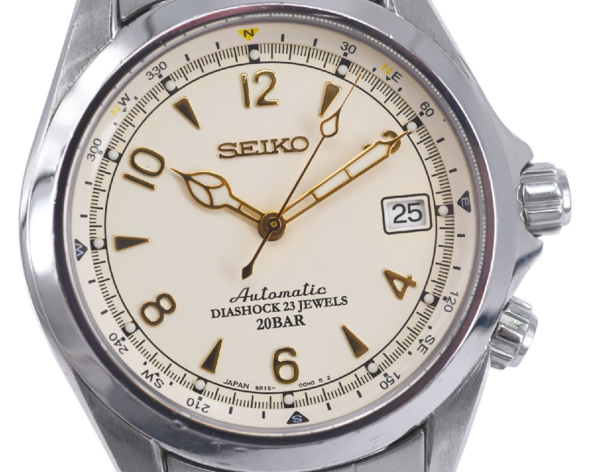 激レア] 稼働品【SEIKO】セイコー アルピニスト SARB013 6R15-00E0