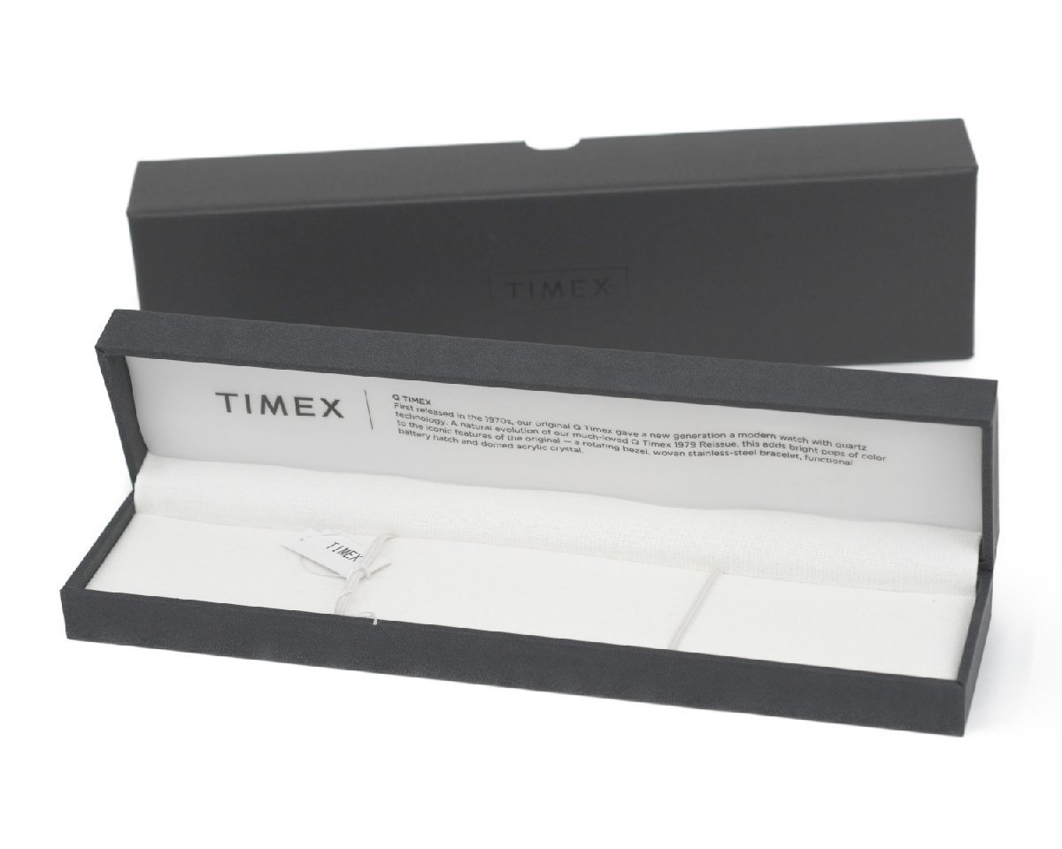 [美品] 稼働品【TIMEX】タイメックス Q TIMEX 日本限定モデル メンズ TW2V00100 クォーツ 稼働品 中古美品 箱付 定価24,200円_画像10