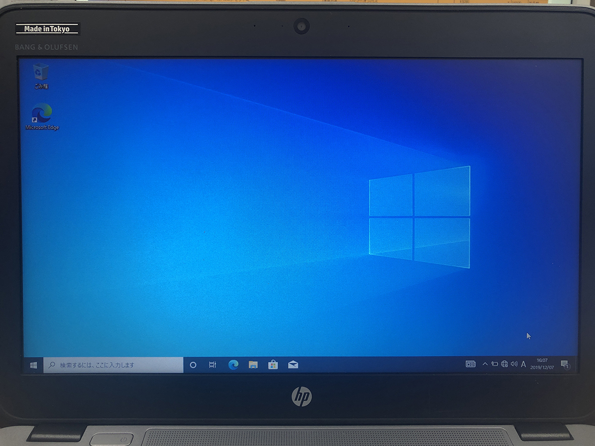 中古■12.5型 HP EliteBook 820 G3 [i3-6100U/4G/SSD:128G/カメラ/Win10]★動作OK★送料無料_画像2