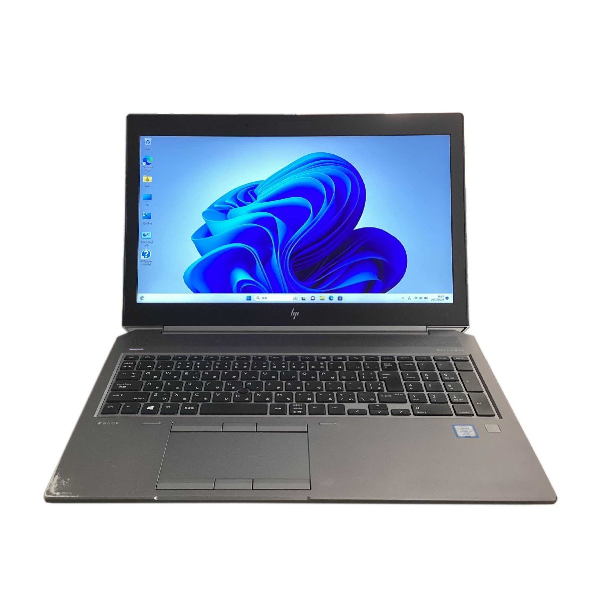 中古品 HP ZBook 15 G5 第8世代 Core i7 8850H 2.6GHz メモリ16GB SSD 512GB NVIDIA Quadro P2000 Windows11Pro ノートパソコン I113_画像1