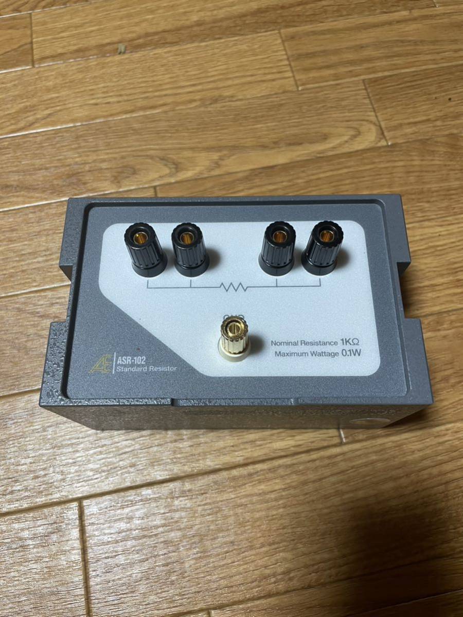 F51。ASR-102一次標準抵抗器 1K アルファ・エレクトロニクス(Alpha Electronics)楽器、器材