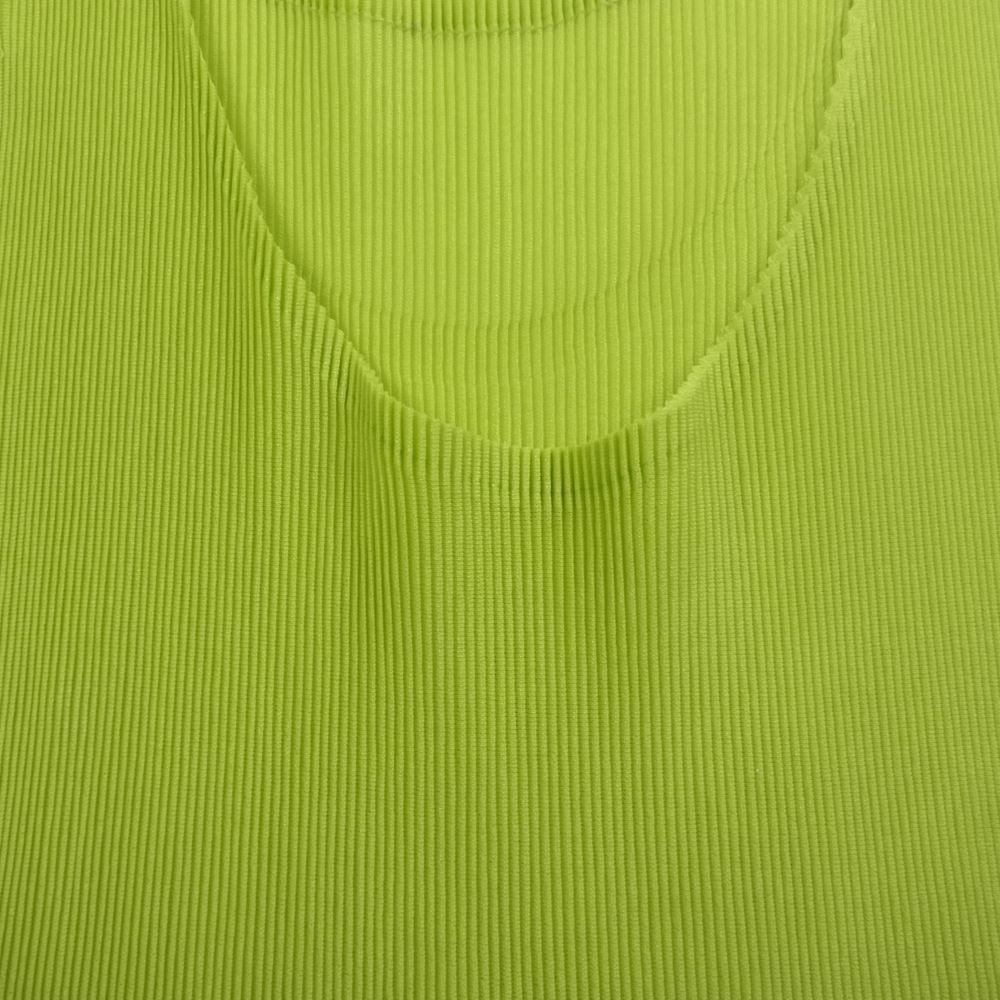 流行に PLEATS PLEASE ネオンイエロー【中古】 カットソー