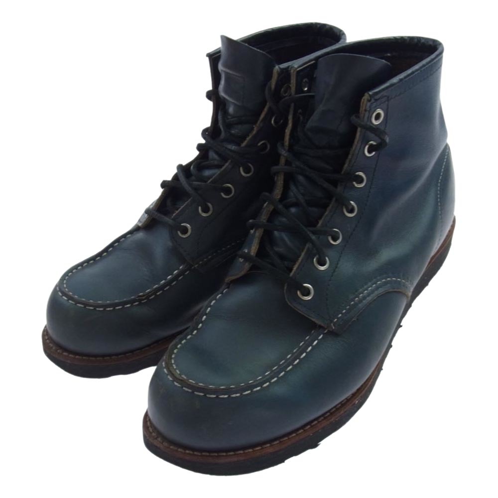 RED WING Red Wing 8853 CLASSIC WORK BOOTS INDIGO PORTAGEmoktu indigo boots charcoal series US11D[ used ]