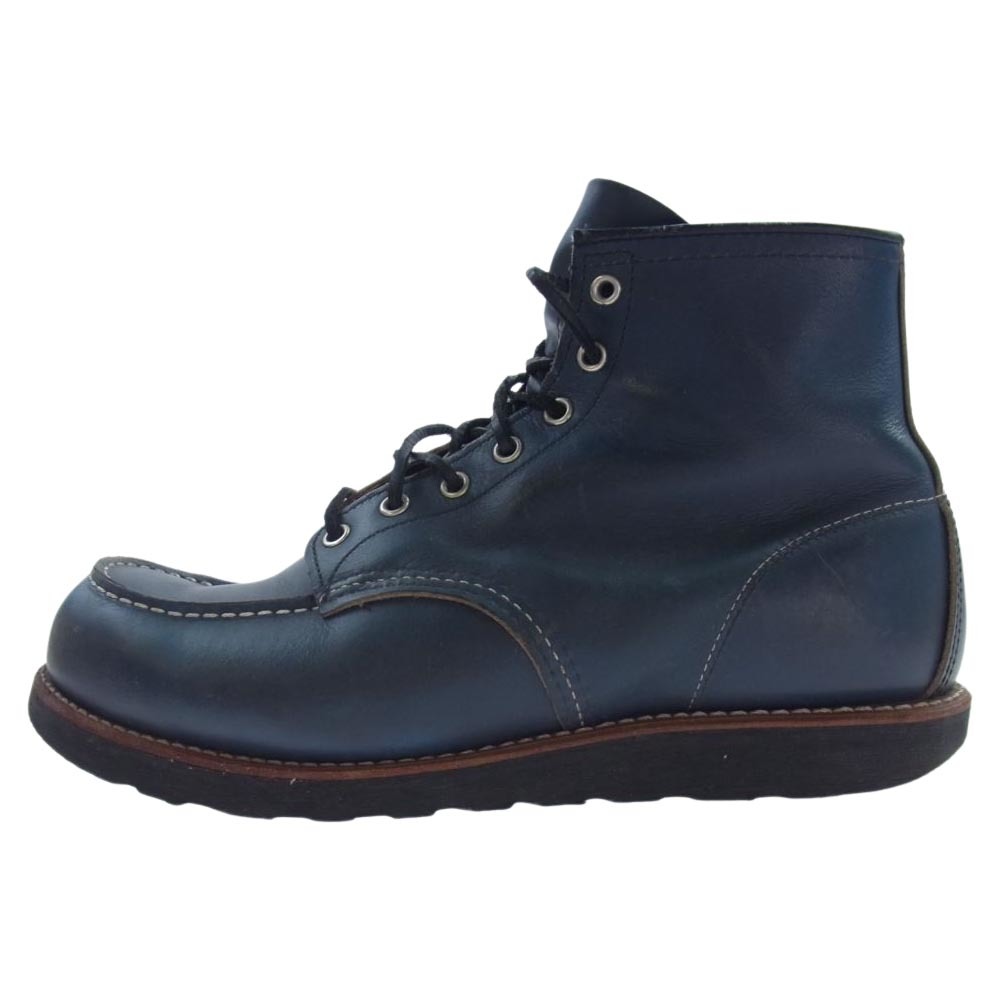 RED WING Red Wing 8853 CLASSIC WORK BOOTS INDIGO PORTAGEmoktu indigo boots charcoal series US11D[ used ]