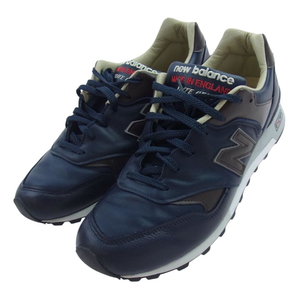 NEW BALANCE ニューバランス M577GNB 英国製 M577GNB スニーカー ランニングシューズ ネイビー系 US12D【中古】_画像2