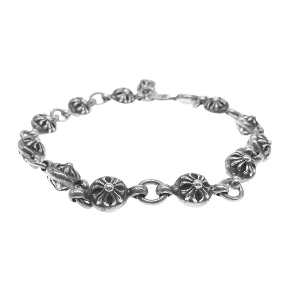 CHROME HEARTS クロムハーツ（原本無） NO1 BALL #1 クロスボール シルバー ブレスレット シルバー系【中古】