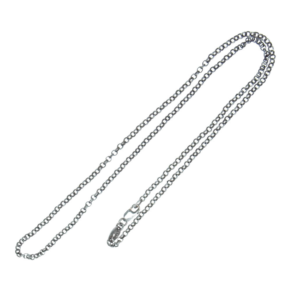 CHROME HEARTS クロムハーツ（原本無） NECKCHAIN R18 ロールチェーン ネックレス 18インチ 18inch シルバー系【中古】_画像1