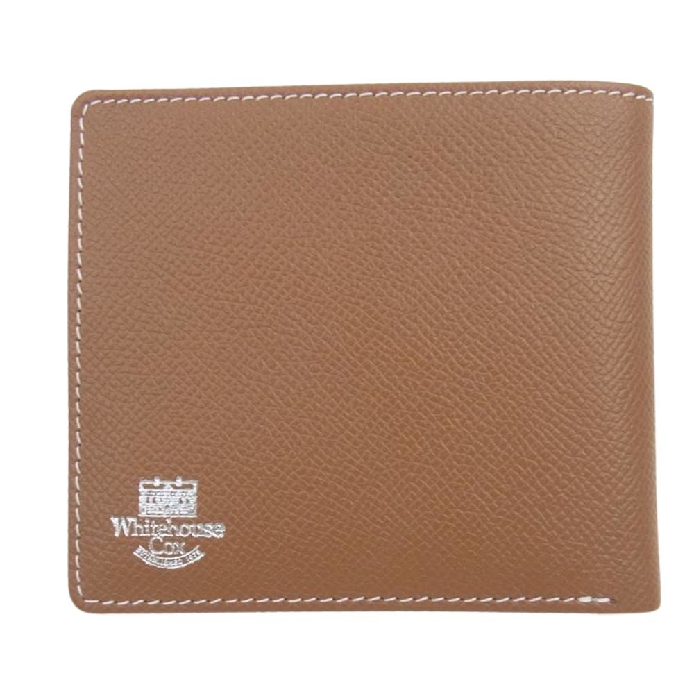 WHITE HOUSE COX ホワイトハウスコックス S8772 NOTE CASE LONDONCALF X BRIDLE レザー 二つ折り ウォレット 財布 【極上美品】【中古】