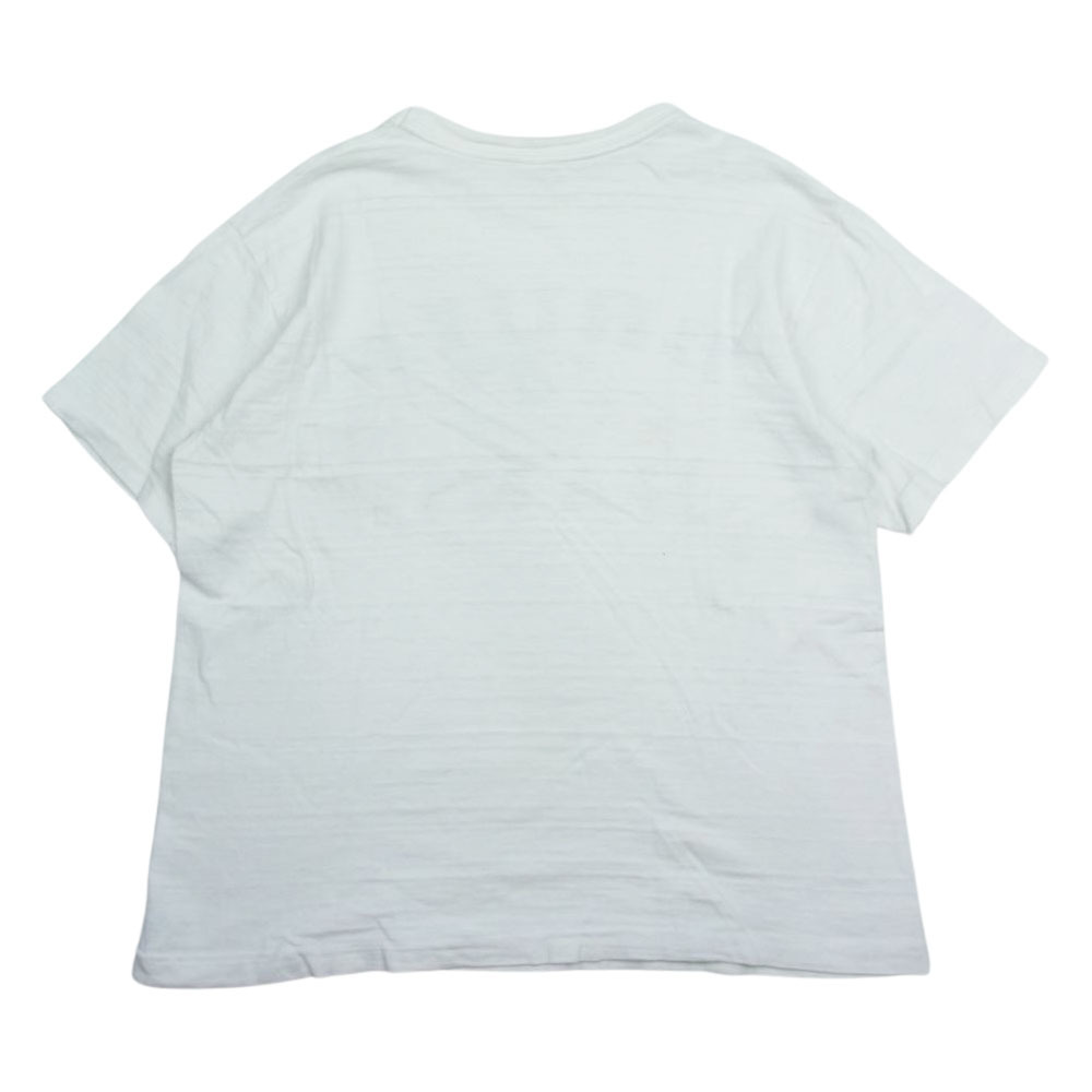 WAREHOUSE ウエアハウス 4601 BRUIN ロゴ 半袖 Tシャツ ホワイト系【中古】_画像2