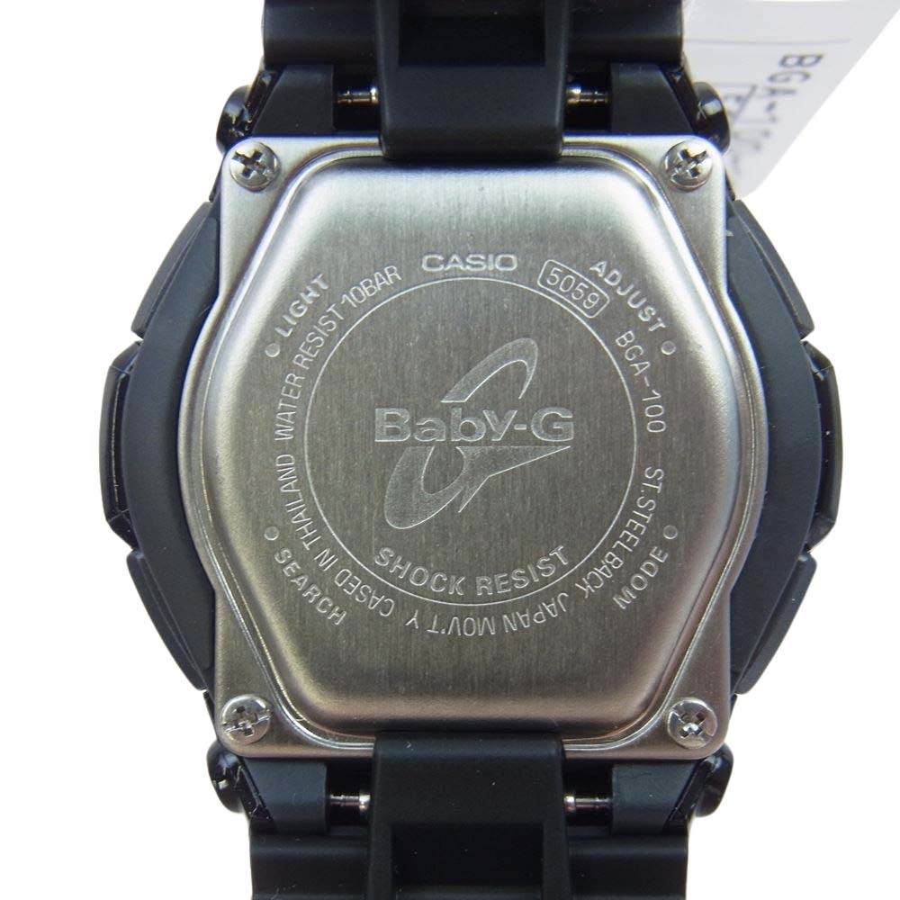 G-SHOCK ジーショック BGA-110 BABY-G クォーツ ウォッチ 腕時計 ブラック系【美品】【中古】_画像2