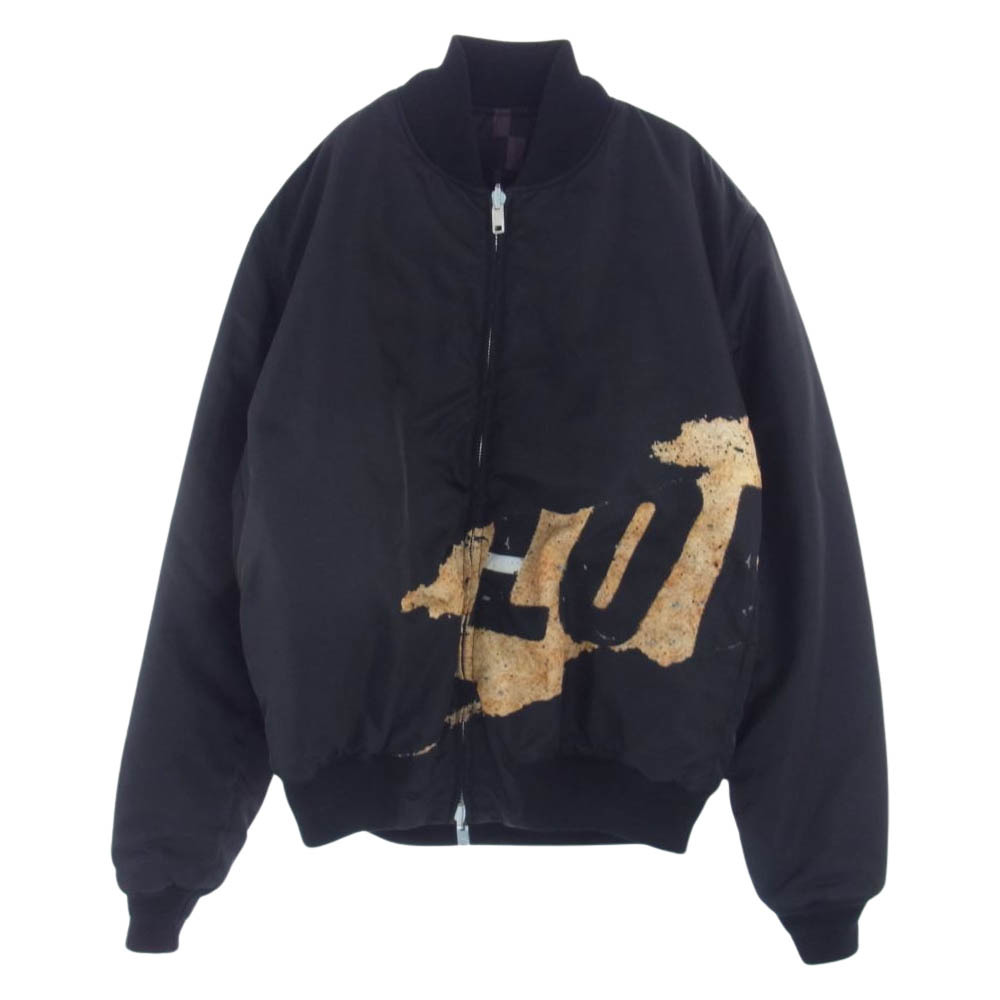 GIVENCHY ジバンシィ 15F 0601 615 リバーシブル フライト ボンバージャケット ブルゾン MA-1 ブラック系 50【美品】【中古】_画像1