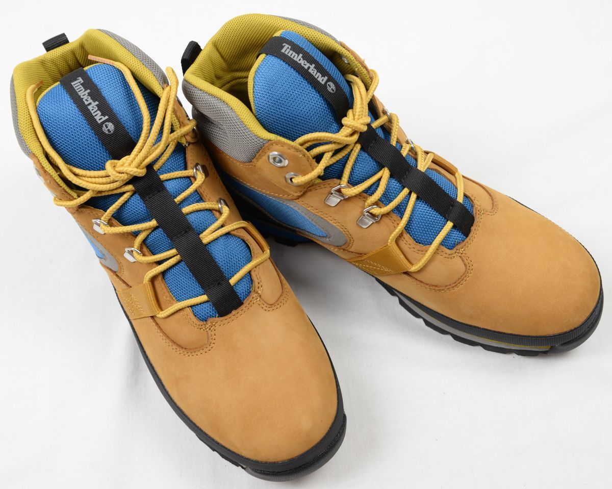 ●TimberLandティンバーランドユーロ ハイカーブーツWATERPROOF MID HIKER(A2AGS,ウィートヌバック/ブルー,10.0W(28.0))新品_画像1