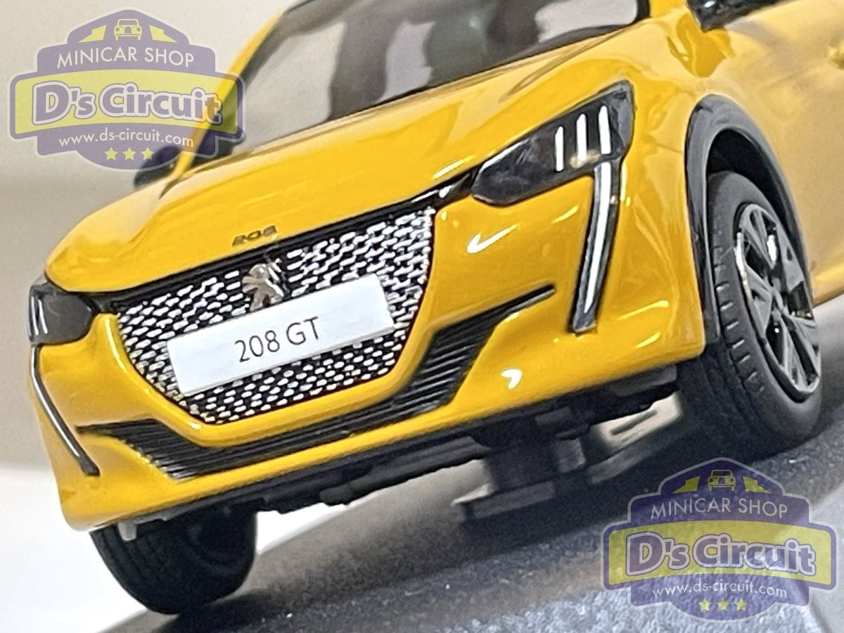  prompt decision equipped complete sale goods NOREV 472835 1/43 Peugeot 208 GT 2022 (faro* yellow )