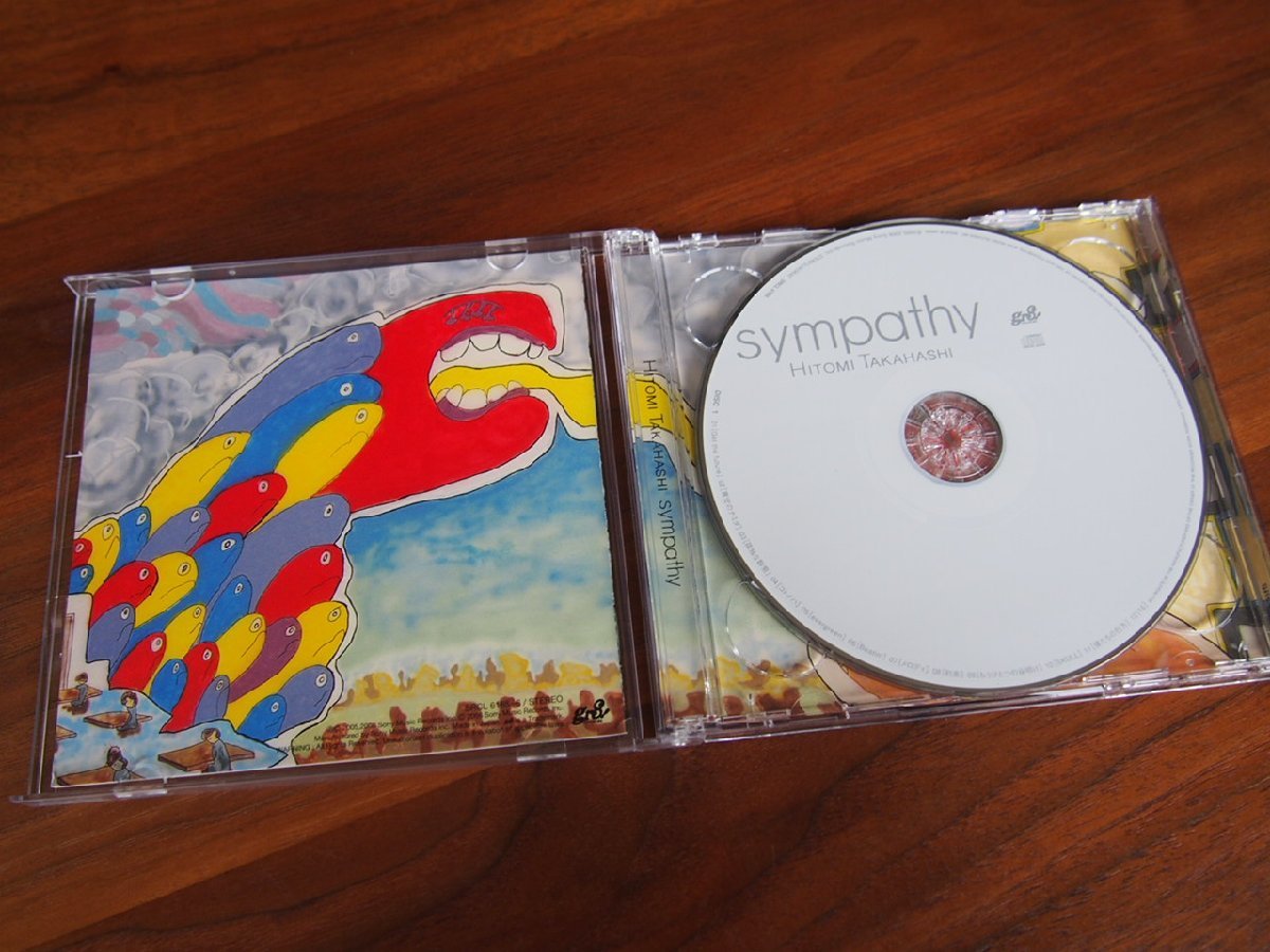 音楽★邦楽★CD★J-POP・ロック★高橋瞳★ファーストアルバム「sympathy」SRCL6165～6 初回盤CD+DVD★収録曲：僕たちの行方 他★現状渡し_画像2