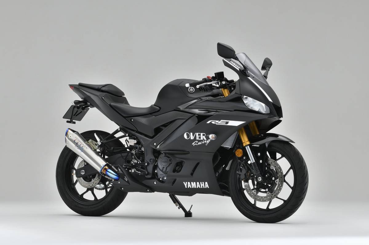 ★ OVER オーバー YZF-R3 (19-21) MT-03 20-21 TT-Formula RS+PRO フルチタン スリップオン マフラー 定価105600円 17-36-05 (A50803-44)