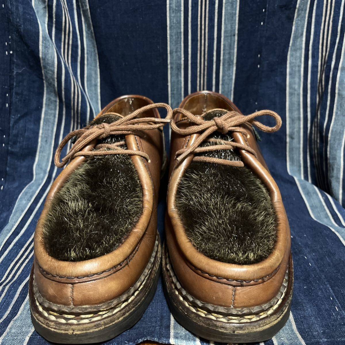 1997 негодный номер тюлень 90s paraboot phoque marron made in france 90 годы Paraboot mi лягушка fok Франция производства 