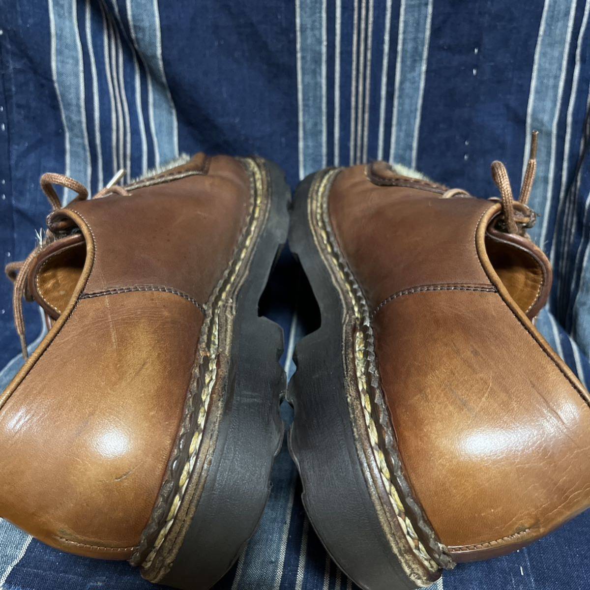 1997 негодный номер тюлень 90s paraboot phoque marron made in france 90 годы Paraboot mi лягушка fok Франция производства 