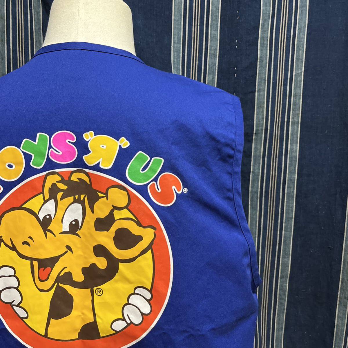 toysrus geoffrey uniform vest トイザらス ベスト ユニフォーム アメリカ製 ジェフリー 制服 企業物 販促 非売品 vintage ヴィンテージ_画像1