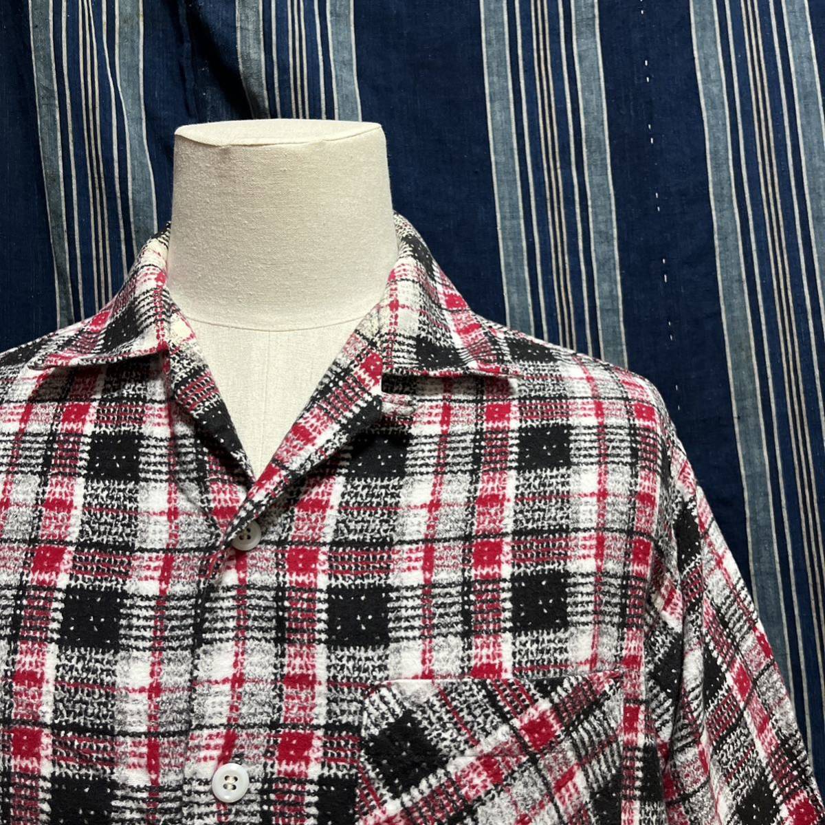 国内外の人気！ shirt penney's 60s 50s flannel flannel フランネル